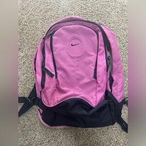 Nike Pink/Purple and Black Swirl Backpack